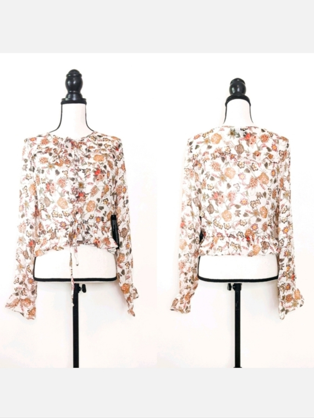 🦋LAST🦋 NWT Goldie London Floral Boho Blouse